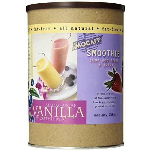 Mocafe Madagascar Vanilla Smoothie Mix, 3-Pound Tin Instant Frap