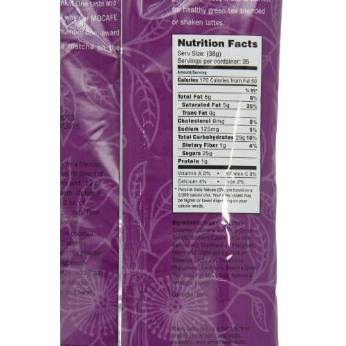 Mocafe Matcha Green Tea Blended Tea Latte, 3-Pound Bag Instant F