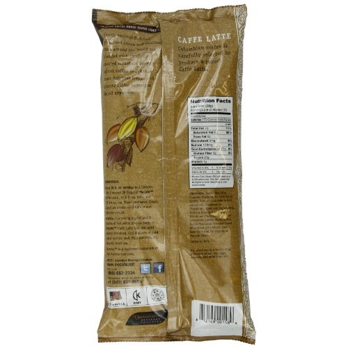 MOCAFE Frappe Caffe Latte Ice Blended Coffee, 3-Pound Bag Instan...