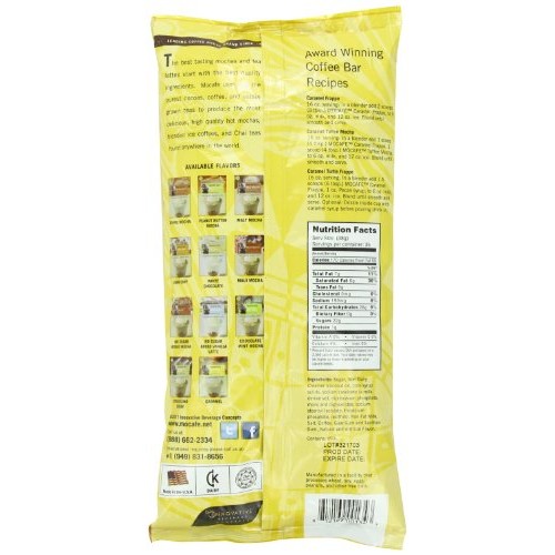 Mocafe Frappe Caramel Ice Blended Coffee, 3-Pound Bag Instant Fr
