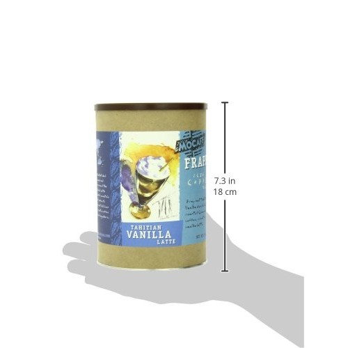 Mocafe Frappe Tahitian Vanilla Latte, Ice Blended Coffee, 3-Poun