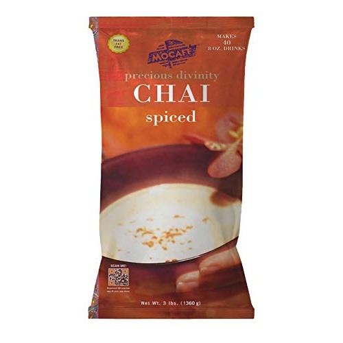 Mocafe Precious Divinity Spiced Chai Tea Mix, 3-Pound Bag Instan