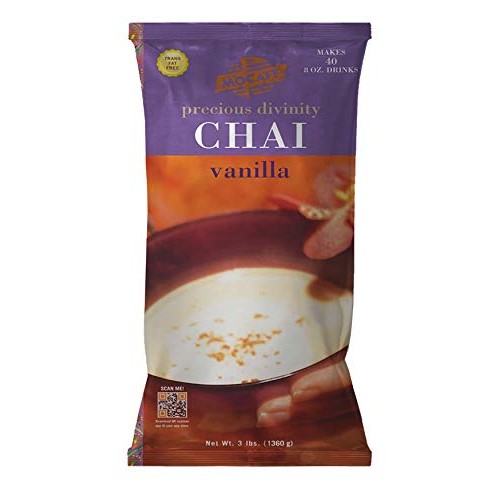 Mocafe Precious Divinity Vanilla Chai Spiced Tea Mix, 3-Pound Ba