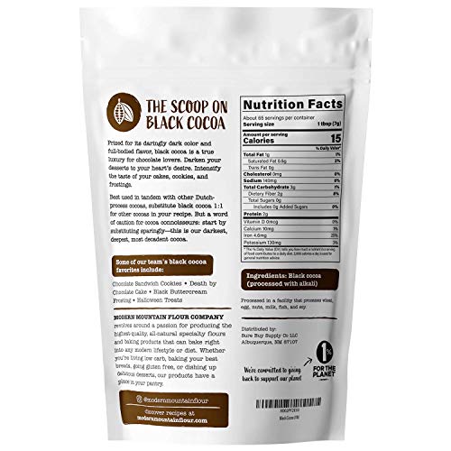 Black Cocoa Powder 1 Lb Dutch-Processed, Great For Baking The Black Cocoa Powder 1 Lb Dutch-Processed, Great For Baking The