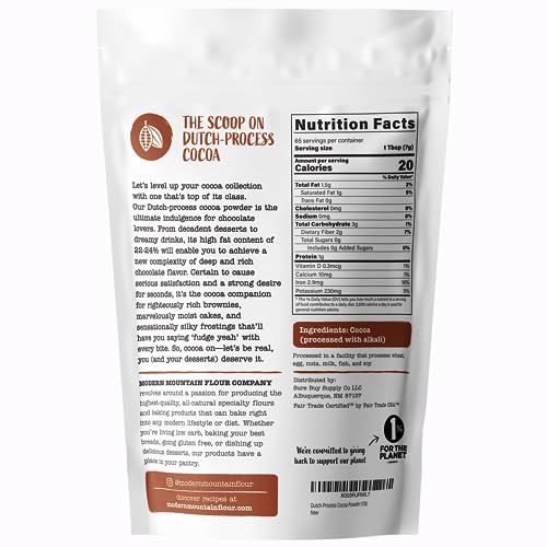 Cocoa Powder 1 lb Dutch Processed Cocoa Powder, Unsweetened, E...