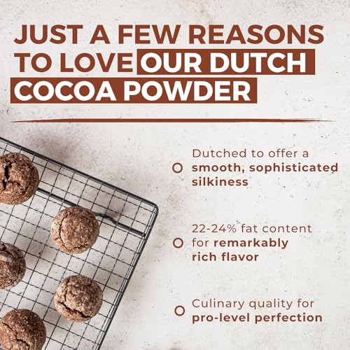 Cocoa Powder 1 lb Dutch Processed Cocoa Powder, Unsweetened, E...