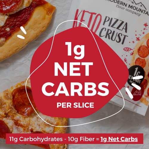 Keto Pizza Crust - Low Carb and Keto Friendly - Only 1g Net Carb...
