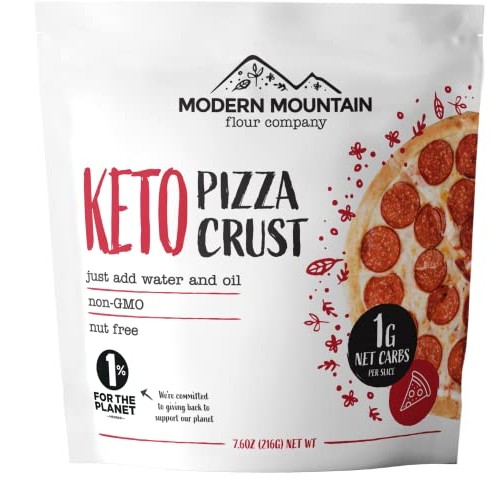 Keto Pizza Crust - Low Carb and Keto Friendly - Only 1g Net Carb...