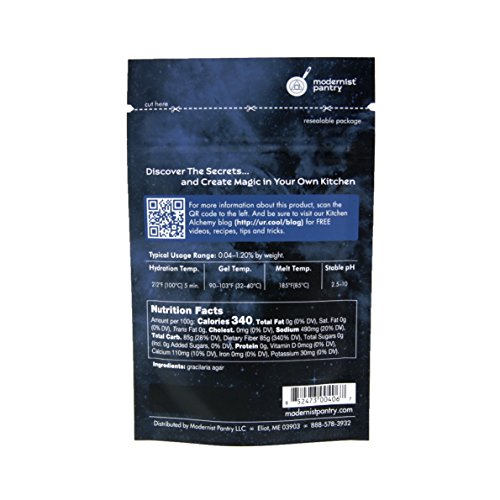 Pure Super Agar Powder - High Gel Strength Gracilaria Algae ⊘ No