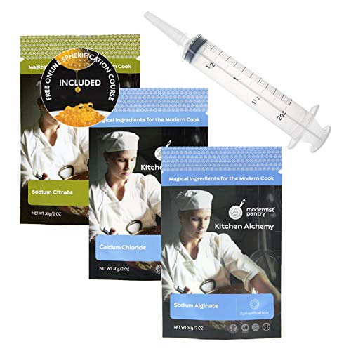 Spherification Kit [Molecular Gastronomy] ⊘ Non-Gmo ☮ Vegan ✡ Ou