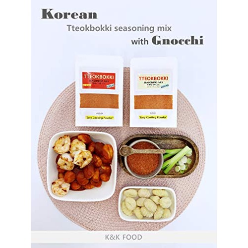 Modugas Gourmet Korean Tteokbokki Seasoning Mix Powder Sauce, B
