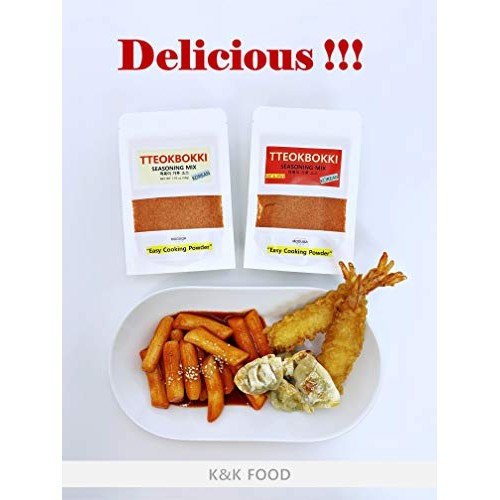 Modugas Gourmet Korean Tteokbokki Seasoning Mix Powder Sauce, B
