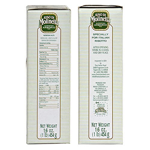 Molinella Rice Arborio, 16 Oz