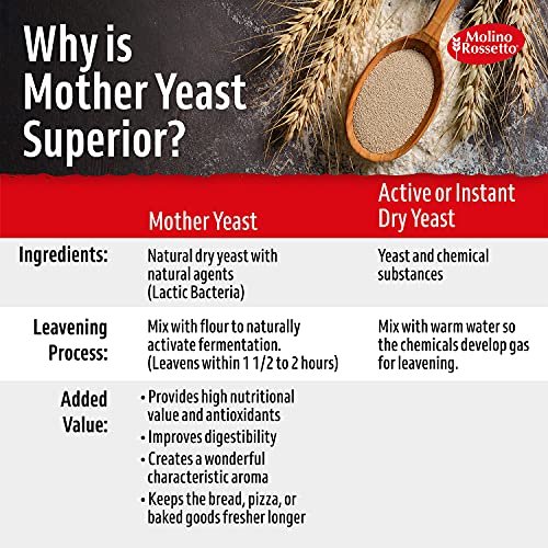 Molino Rossetto Instant Rapid-Rise Dry Yeast - Premium Yeast For