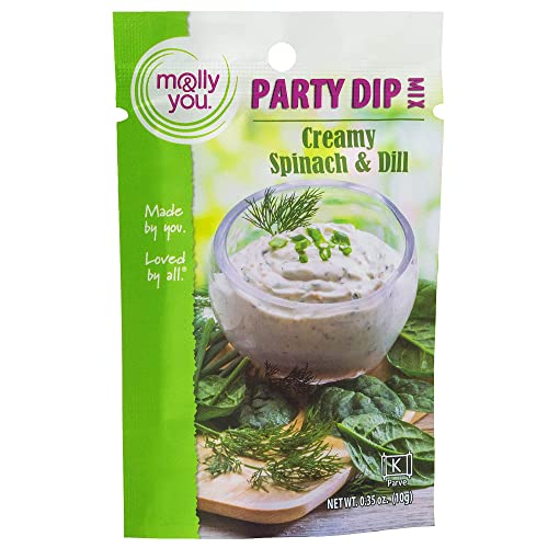 Molly and You Creamy Spinach and Dill Party Dip Mix Pack of 3 ...