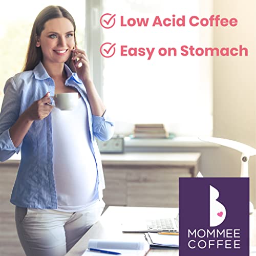 Mommee Coffee - Half Caff, Low Acid Coffee | Ground, Organic | F