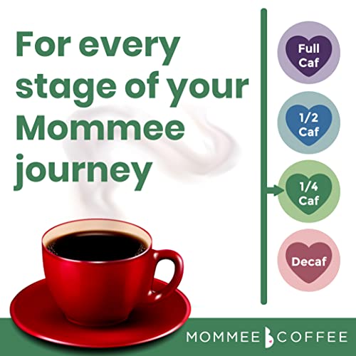 Mommee Coffee - Half Caff, Low Acid Coffee | Ground, Organic | F