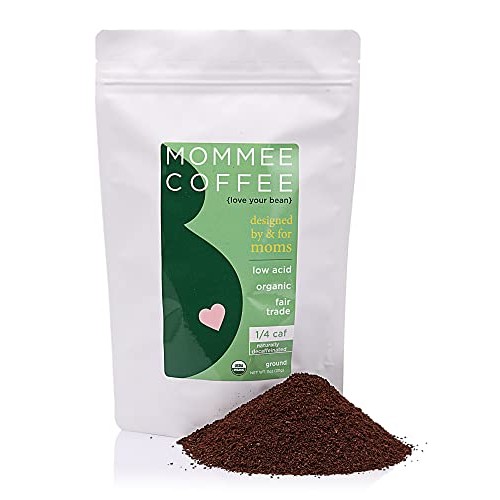 Mommee Coffee - Quarter Caf, Low Acid Coffee | Ground, Organic |