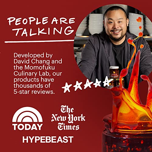 Momofuku Chili Crunch by David Chang, 5.3 Ounces, Chili Oil wi...