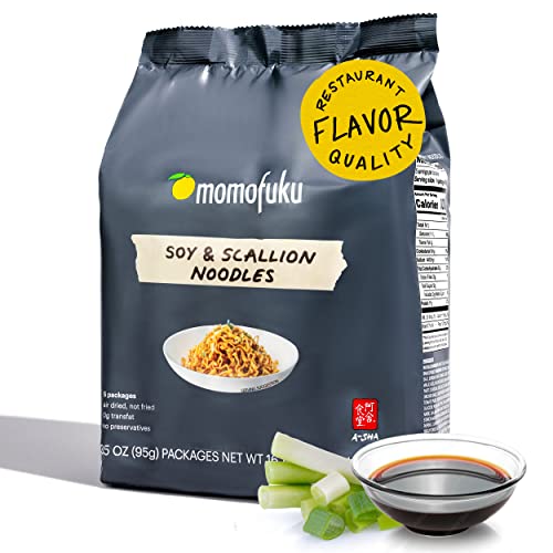 Momofuku Soy & Scallion Ramen Noodles by David Chang, 5 Servings...