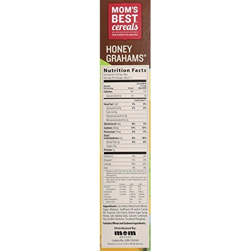 Moms Best - Honey Grahams - 11.5 Oz Pack Of 4