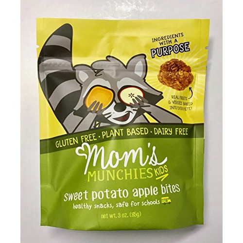 Moms Munchies Kids Bites Sweet Potato Apple 6 Bags