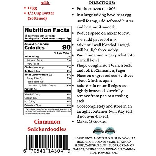 Gluten Free Cinnamon Snickerdoodle Mix