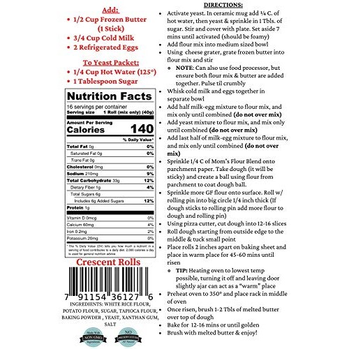 Gluten Free Crescent Roll Mix