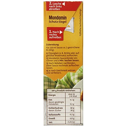 Mondamin Sossenbinder Sauce Thickener, 8.8 Ounce Boxes