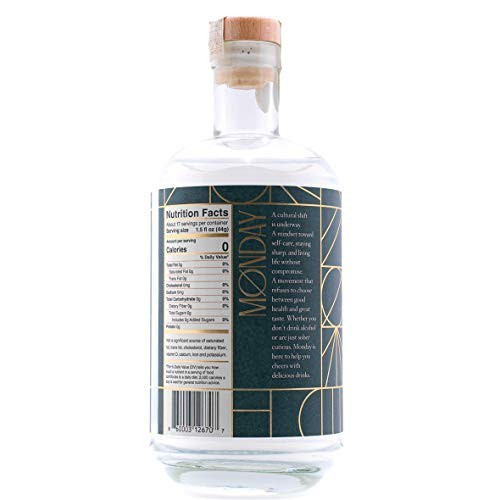 Monday Zero Alcohol Gin - A Non-Alcoholic Spirit For The Spirite Monday Zero Alcohol Gin - A Non-Alcoholic Spirit For The Spirite