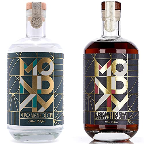 Monday Zero Alcohol Gin + Whiskey Variety Pack – Award Winning N