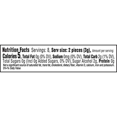 Trident White Peppermint Sugar Free Gum, 9 Packs Of 16 Pieces 1