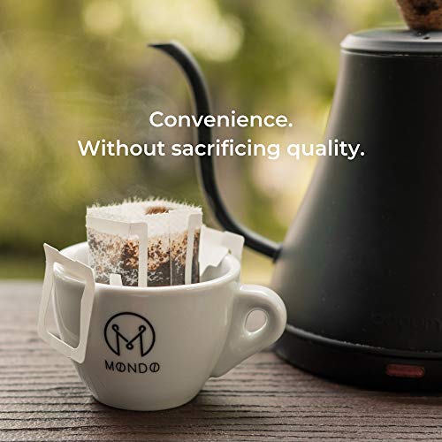 Mondo Single-Serve Pour Over Coffee Dripper, Medium Roast, 100%
