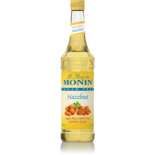 Monin Sugar Free Hazelnut Syrup, 750Ml 25.4Oz