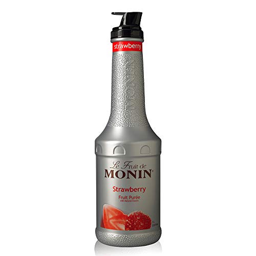 Monin - Strawberry Purée, Juicy And Sweet, Great For Sodas And T Monin - Strawberry Purée, Juicy And Sweet, Great For Sodas And T