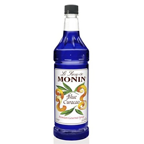 Monin Blue Curacao Flavor Syrup 1 Liter