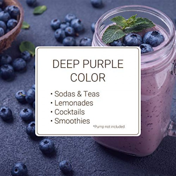 Monin - Blueberry Syrup, Mildly Sweet & Tart Blueberry Flavor, G...