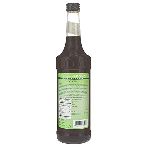 Monin - Chai Tea Concentrate, Spiced Green Tea Flavor, Natural F