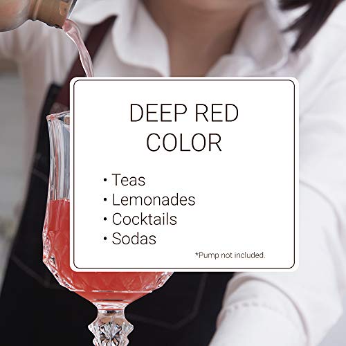 Monin - Cranberry Syrup, Tangy And Sweet Berry Flavor, Natural F