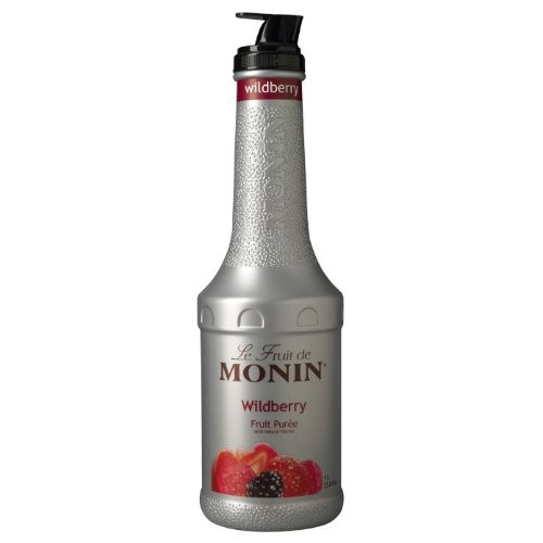 Monin Fruit Puree, Wildberry, 33.8 Ounce Bottle