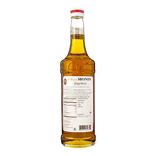 Monin - Gingerbread Syrup, Hint Of Nutmeg And Cinnamon, Natural