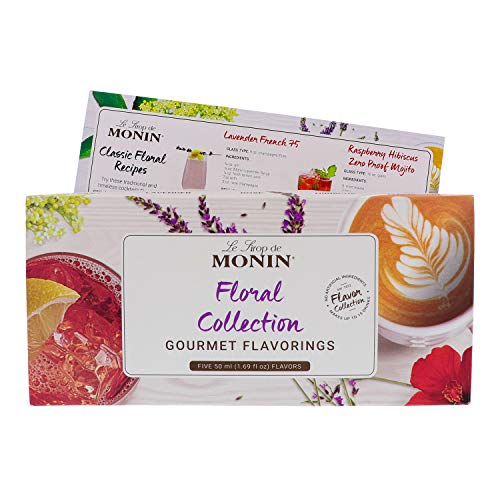 Monin - Gourmet Flavorings Floral Collection, Great For Cocktail