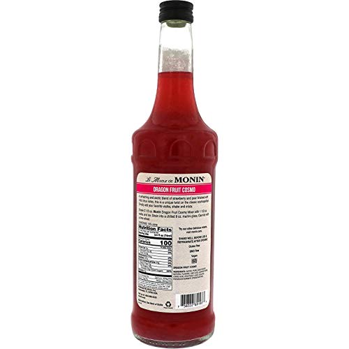Monin - Homecrafted Dragon Fruit Cosmo Cocktail Mix, Ready-To-Us Monin - Homecrafted Dragon Fruit Cosmo Cocktail Mix, Ready-To-Us
