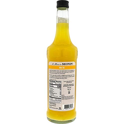 Monin - Homecrafted Mai Tai Cocktail Mixer, Ready-To-Use Drink M