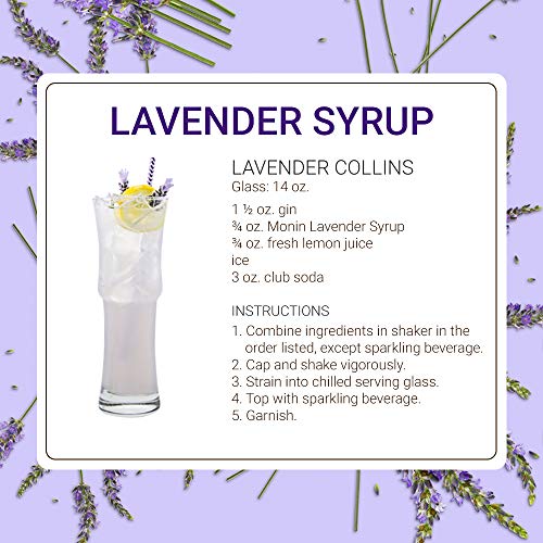 Monin - Lavender Syrup, Aromatic And Floral, Natural Flavors, Gr