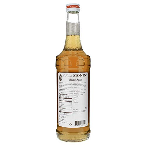 Monin - Maple Spice Syrup, Hints Of Gingerbread And Cinnamon, Na