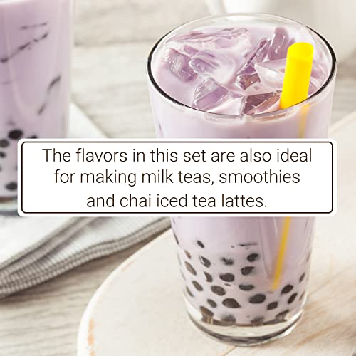 Monin - Monin Boba Flavoring Set, Drink Syrup Variety Pack, A Si