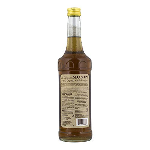 Monin - Organic Vanilla Syrup, Naturally Smooth Sweetness, Great Monin - Organic Vanilla Syrup, Naturally Smooth Sweetness, Great