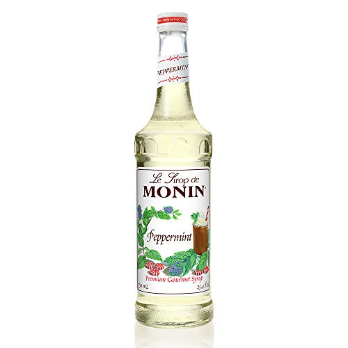Monin - Peppermint Syrup, Cool Tingle Of Candy Cane, Natural Fla