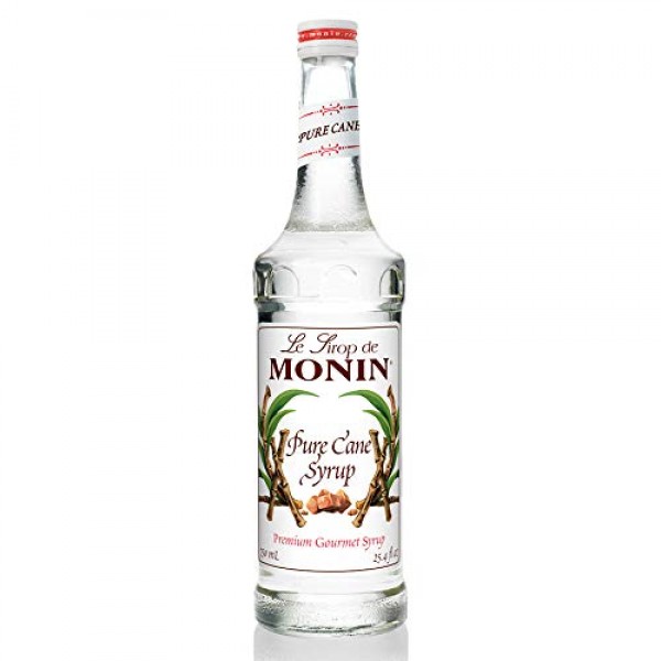 Monin - Pure Cane Syrup, Pure and Sweet, Great for Coffee, Tea, ...